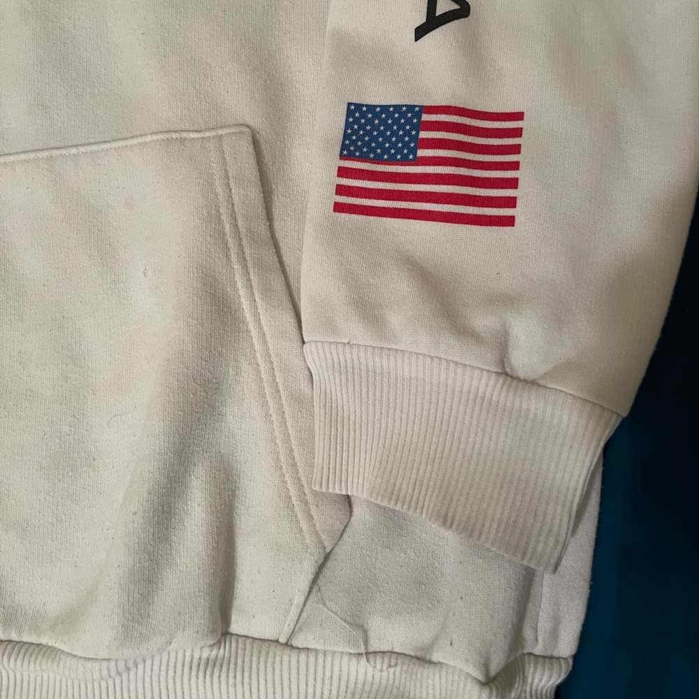 Hyper Space NASA Pink/White Pullover Hoodie Size Small